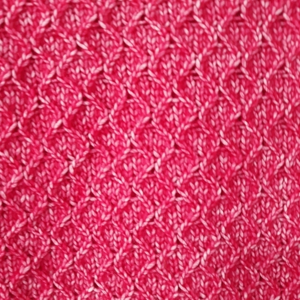 Talbots Plus texturized stitch Sweater twist Knit Long-Sleeve Fuchsia Size 1X - Picture 6 of 14